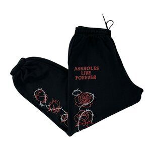 Men's Black Joggers-tracksuits SIZE LARGE